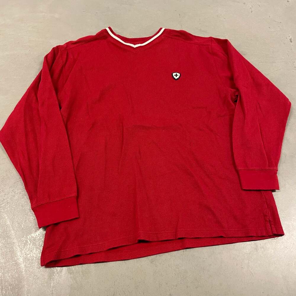Y2K Sonoma v-neck thermal t-shirt